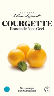 Courgette Rond De Nice Geel - Wim Lybaert Zaaigoed