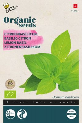 Buzzy Organic Basilicum Citroensmaak (BIO)