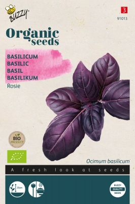 Buzzy Organic Basilicum Rosie (BIO)