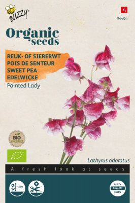 Buzzy Organic Lathyrus, Reuk- of siererwt Painted Lady(BIO)