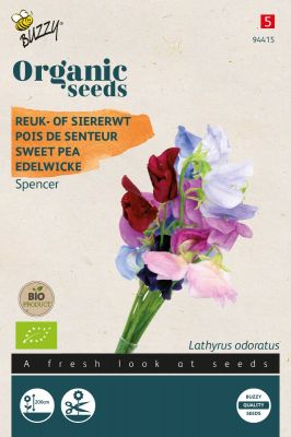 Buzzy Organic Lathyrus, Reuk- of Siererwt Spencer (BIO)