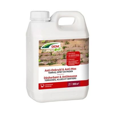 DCM Anti-Onkruid & Anti-Mos - Terras, oprit en paden - Herbicide - 2,5 L
