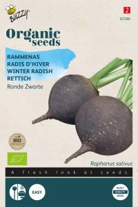 Buzzy Organic Rammenas Ronde Zwarte (BIO)